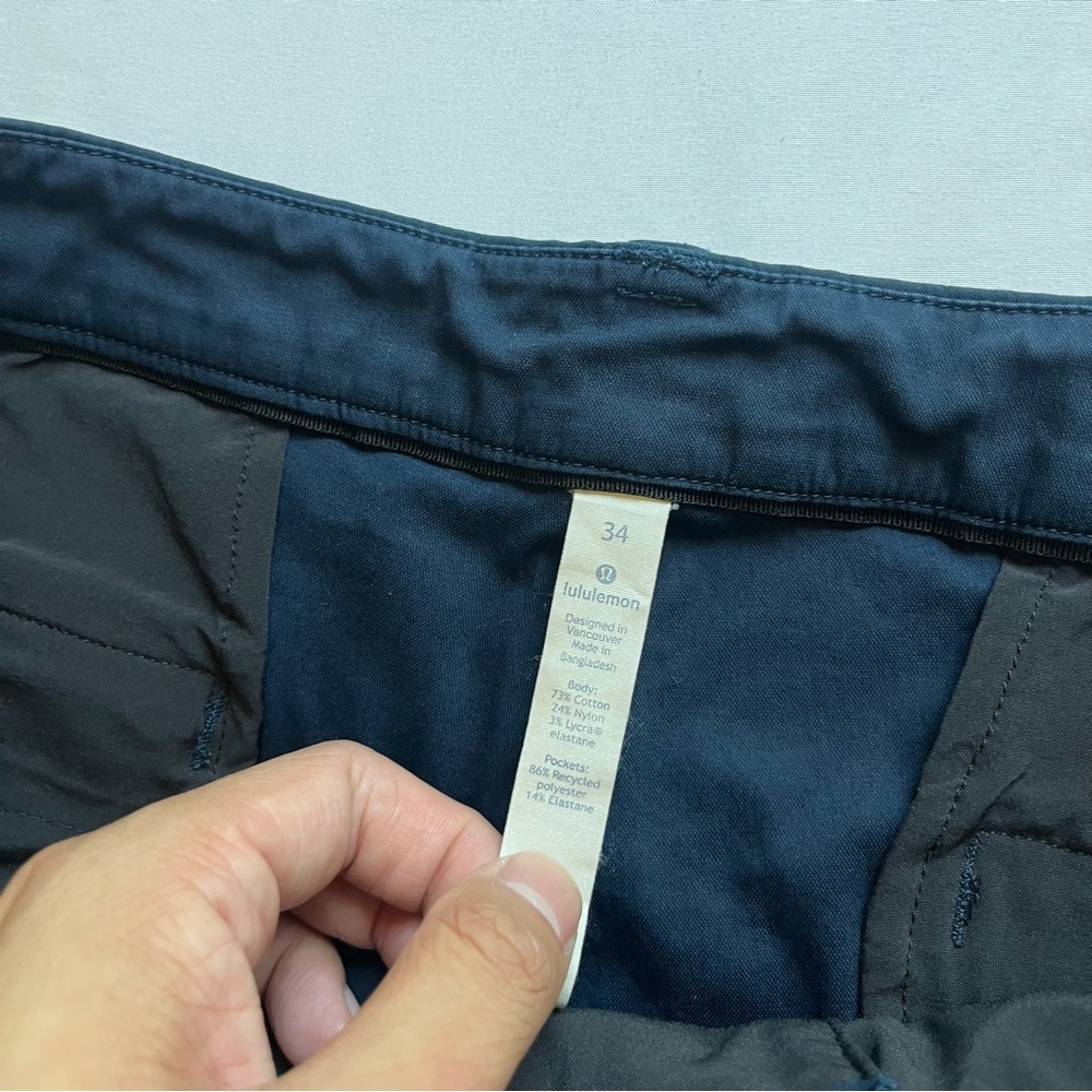 LULULEMON ATHLETICA‎ men’s dark blue navy athletic shorts - Picture 5 of 5